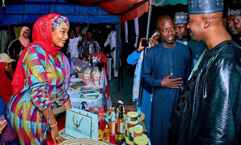 Students display local and international dishes at the MAAUN Food Festival during Students' Week 2026 in Kano